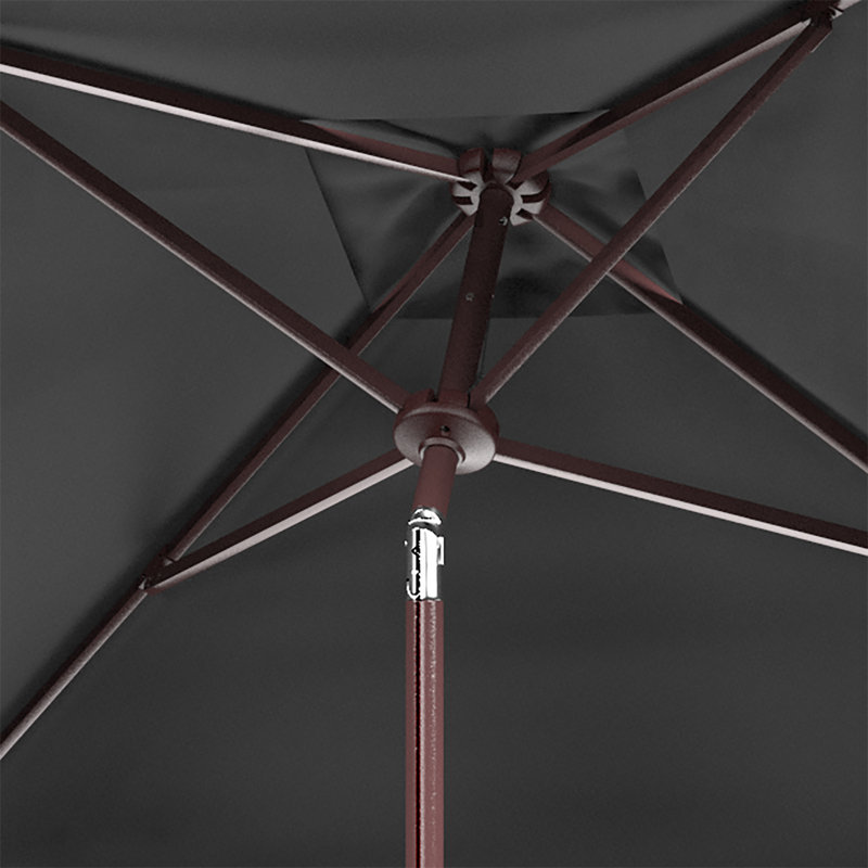 Parasol de marché carré 7,5 pi Towerside, gris