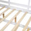 Lit de maison en bois avec lit gigogne, conception moderne pour enfants avec tablette de rangement-742340976-742340977