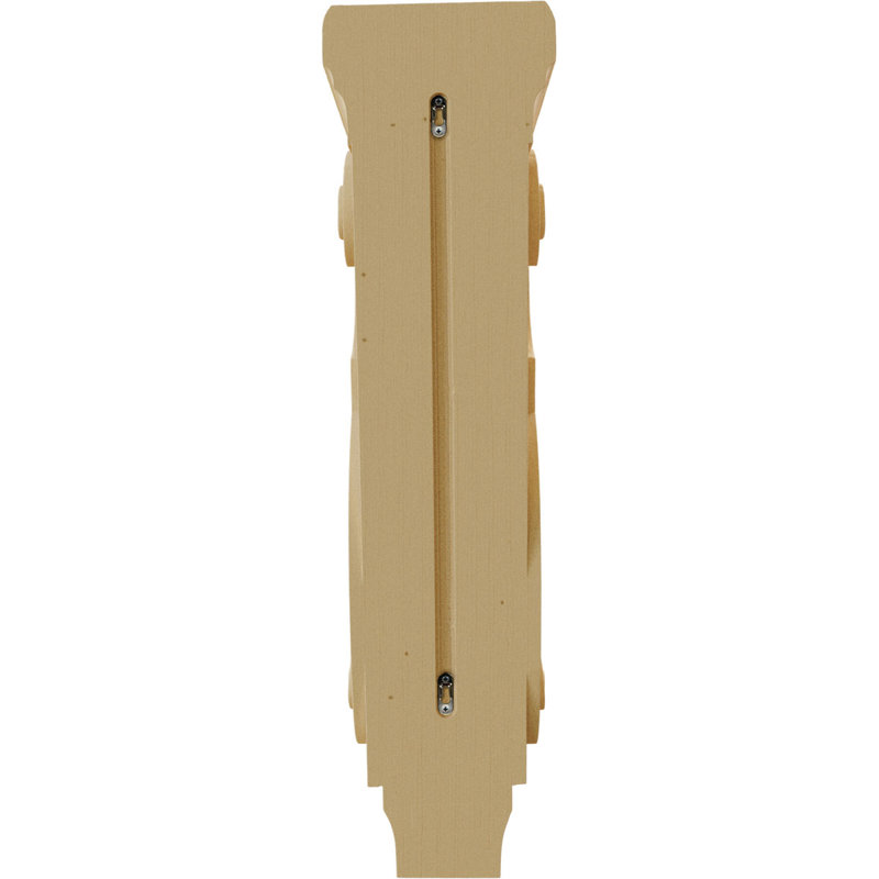 Corbeau traditionnel, H 34 po x l 9 po x P 10 po, Brun