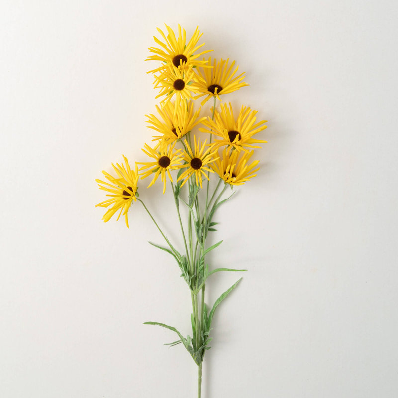 Tige de marguerite jaune 38 po, Jaune