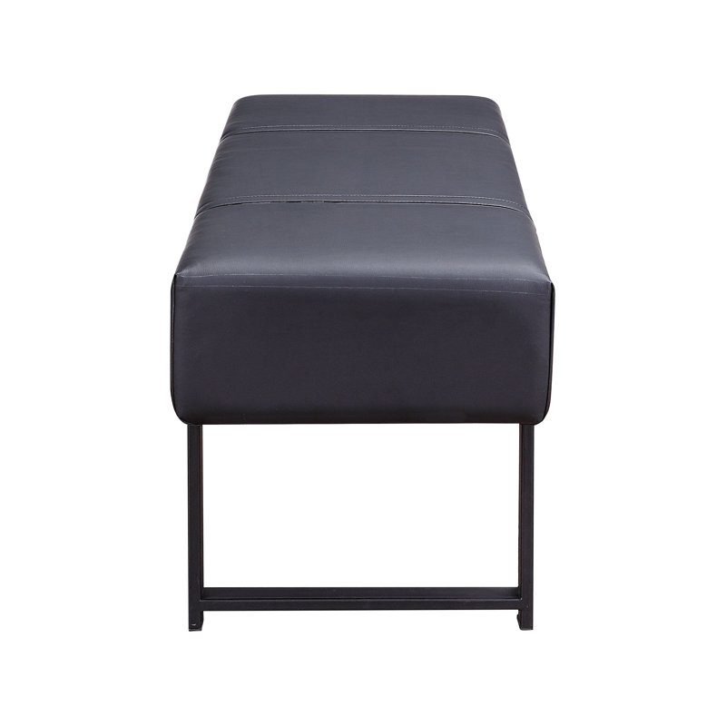 Banc en similicuir Wynkoop