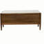 Banc d'appoint avec rangement et coussin rembourré
