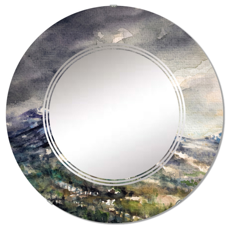 Circle Mirror, 24" x 24"