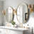 Metal Oval Wall Mirrors with Tilted Frame-1577613024-1577613038