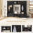 Elegant 4-In-1 Detachable Hall Tree With Storage And 7 Hooks – Versatile Hallway Coat Rack With Storage Drawers And Cabinet For Entryway And Hallway-372089347