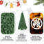 5FT Artificial Christmas Tree With 344 PVC Tips, Hinged Structure & Metal Stand – Full Green Holiday Tree-694908628