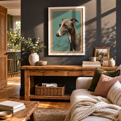 Greyhound Profile Modern - Print