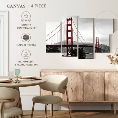 Pont du Golden Gate rouge vif