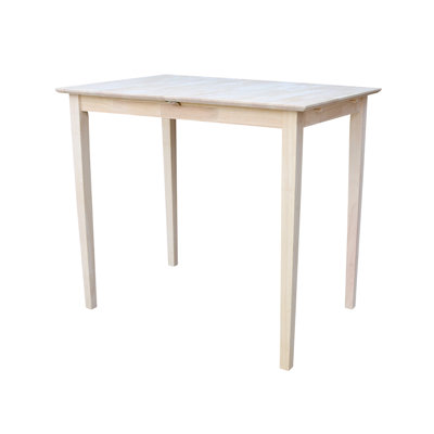 Table de salle à manger extensible en bois massif Ginna