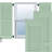 Americraft Two Equal Louver Shutters (Per Pair)-80846437-80846503-80846455