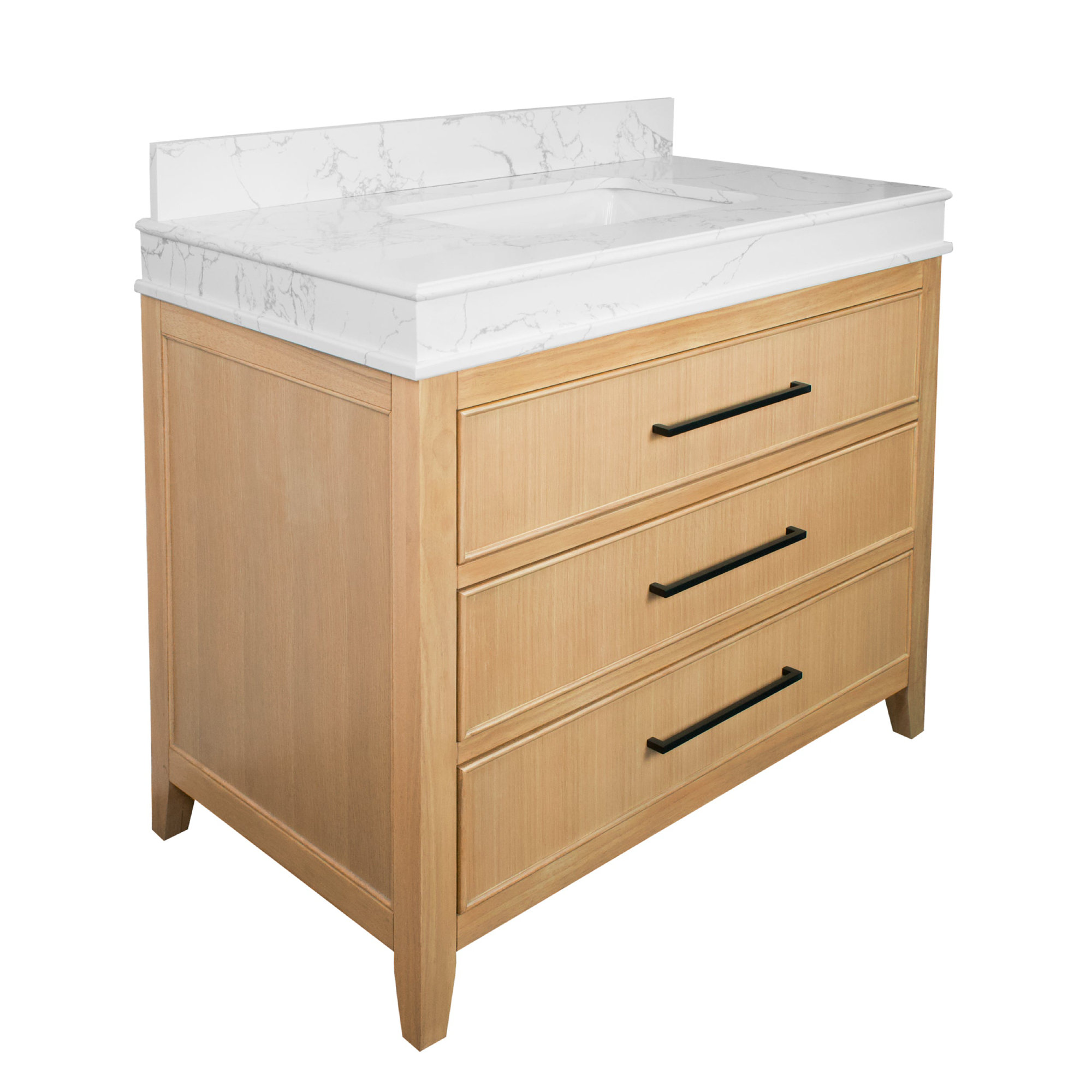 Bayla 36'' Single Bathroom Vanity, Blonde