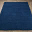 Tapis bleu marine à poils longs Cozy-1448364175