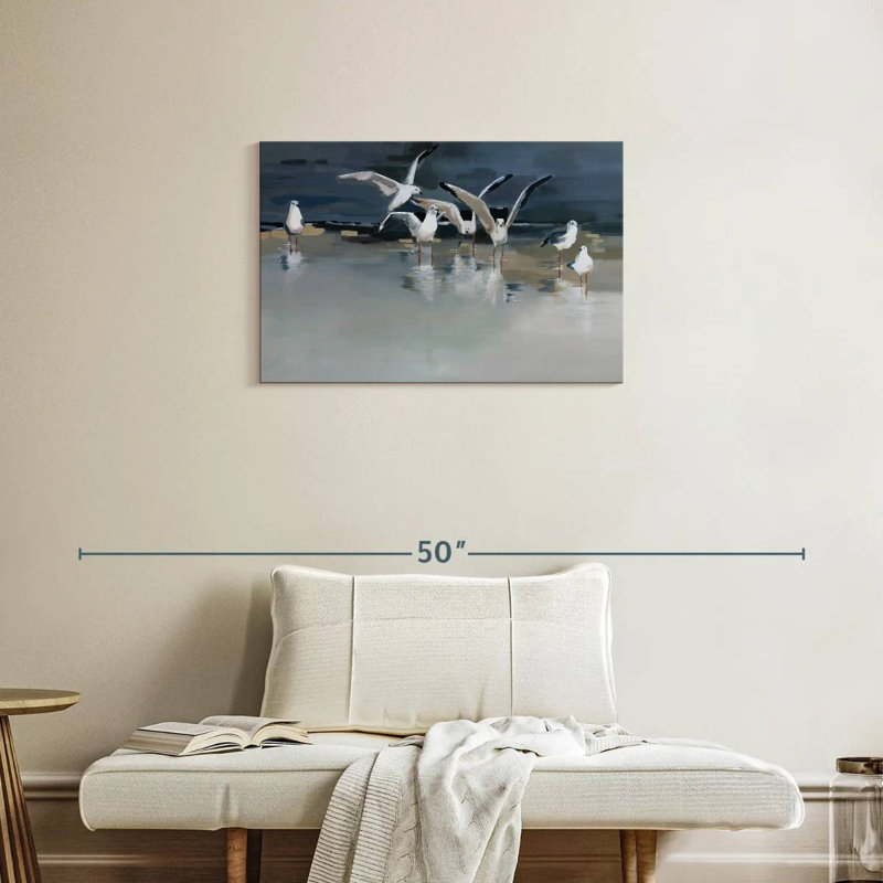 Seagulls Serenity, 20" H x 30" W