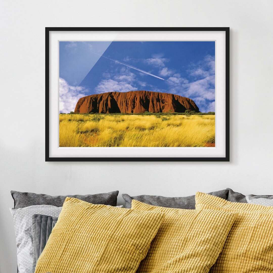 Gerahmtes Poster Uluru