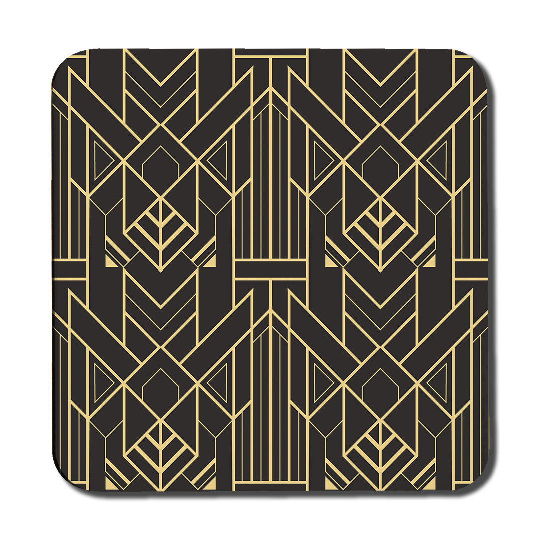 Lined Shape Designer Coaster