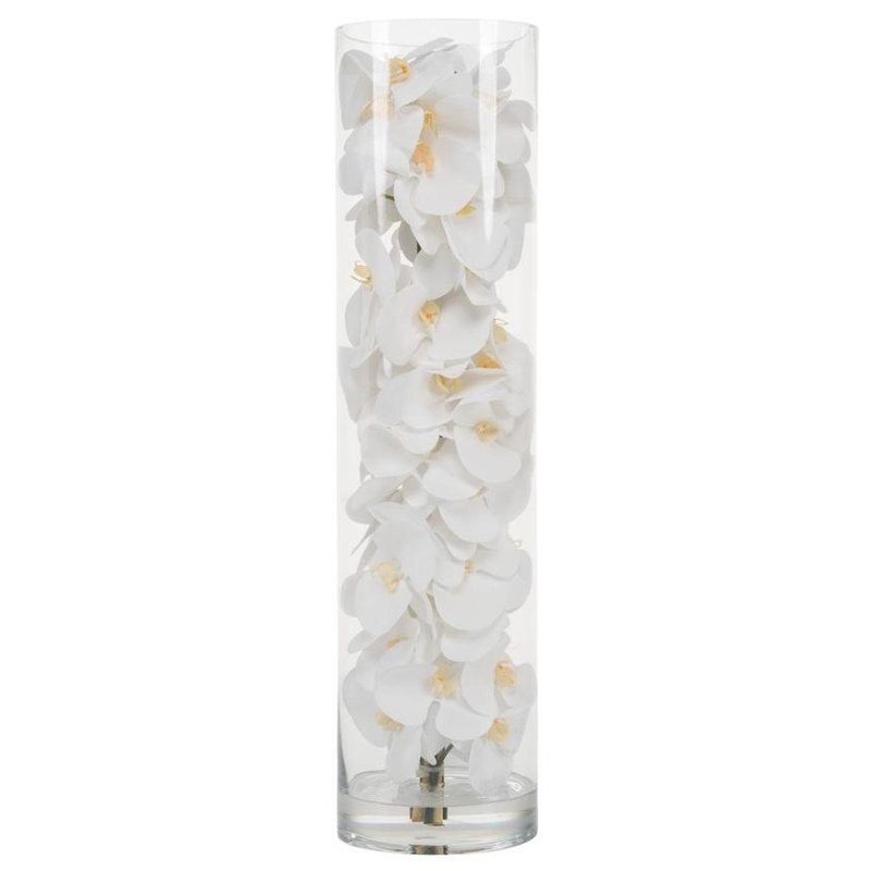 Orchid Arrangement in Vase, 32" H x 8" W x 8" D
