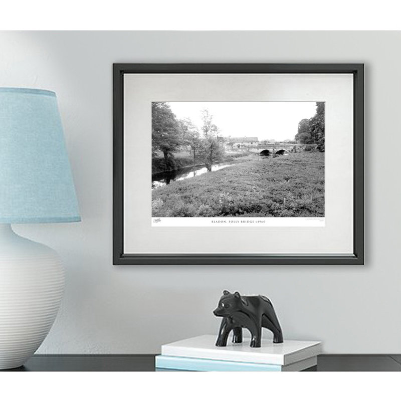 Bladon, Folly Bridge C1960 by Francis Frith - Single Picture Frame Print, 28cm H x 36cm W x 2.3cm D