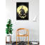 BUY ART FOR LESS Officially Licenced Nightmare Before Christmas - Oogie Boogie - Framed Art Poster - 24 x 36 Inch - Sturdy Engineered Wood Frame with Plexi Glass - Ready to Hang
