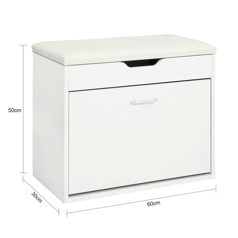 4 Pair Shoe Storage Bench