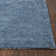 Tapis bleu en laine touffeté à la main Springview
