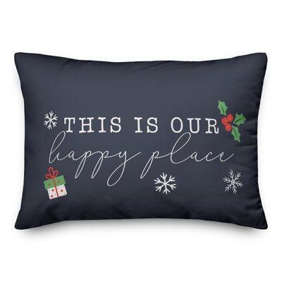  Coussin rectangulaire This is Our Happy Place