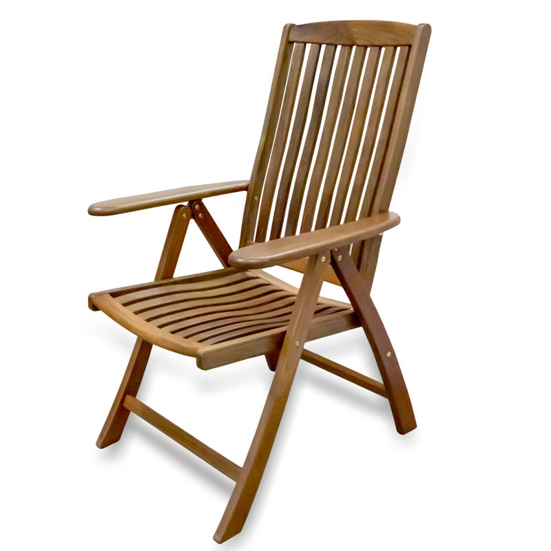 Chaise de terrasse inclinable