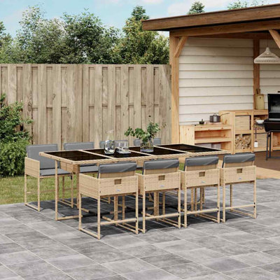 Patio Dining Set with Cushions included