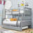 Baccus Kids Twin Over Full Bunk Bed with Trundle-757004925