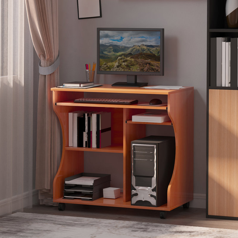 Computer Desk, Brown/Brown