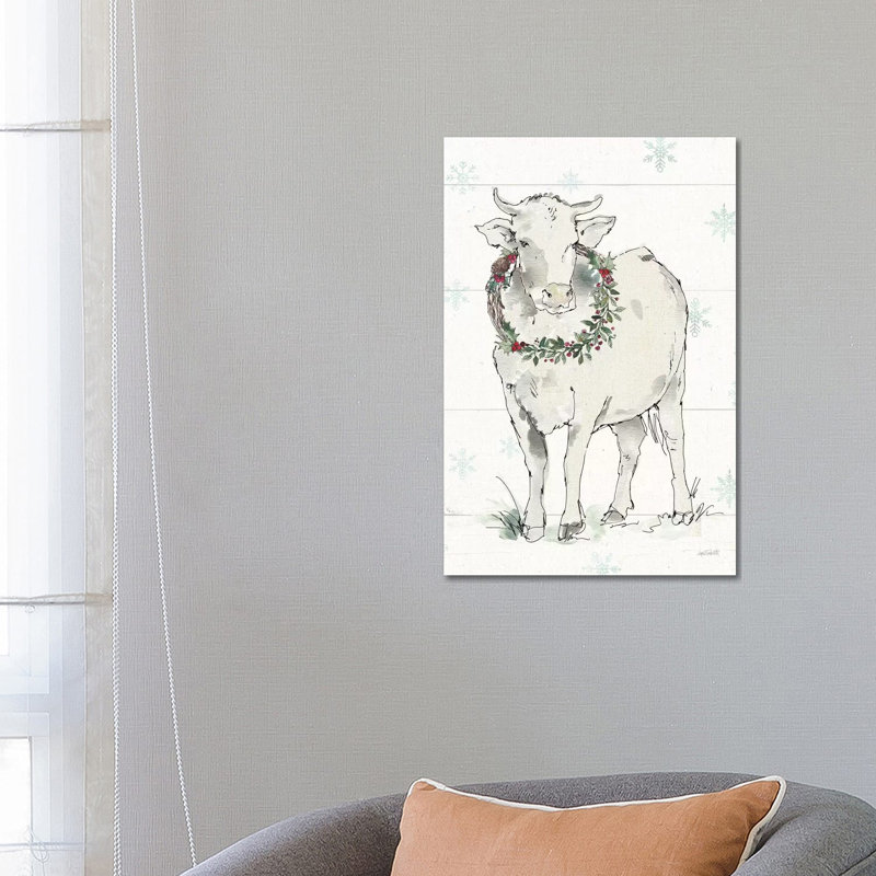 Modern Farmhouse X Christmas by Anne Tavoletti - Wrapped Canvas Print, 66.04 cm H x 45.72 cm W