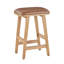 Tabouret en bois rembourré - ensemble de 2-922746035