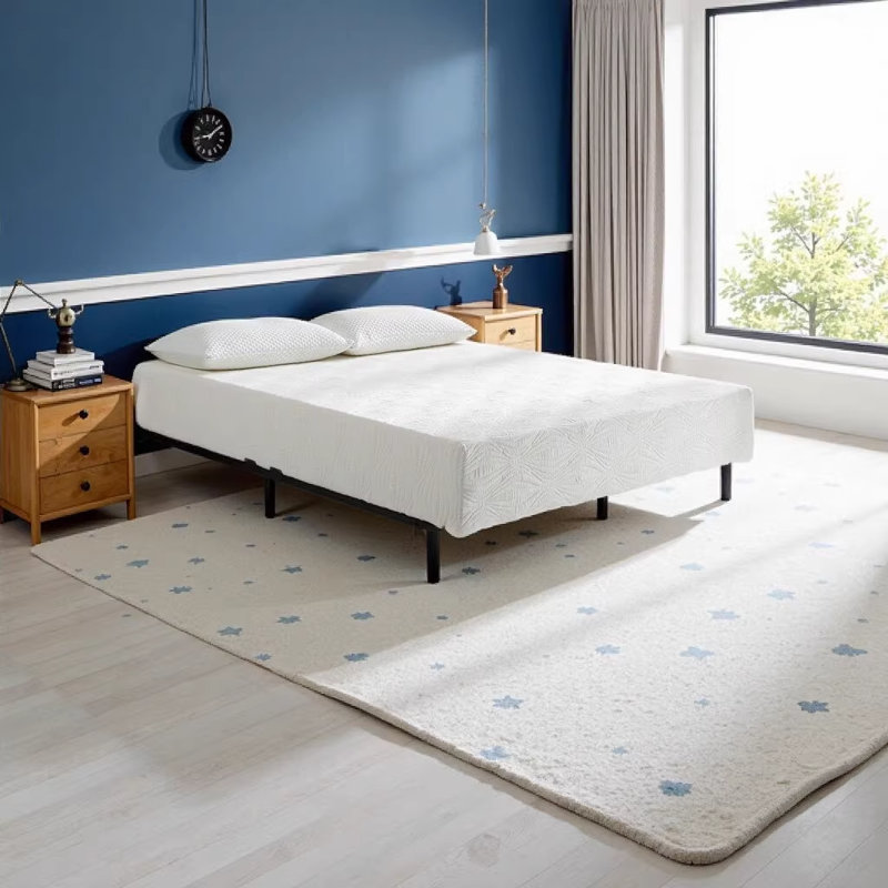 Visco Gel Infused Memory Foam Mattress in a Box - Full Size, Extra Firm Support for Cool & Relaxed Sleep, White