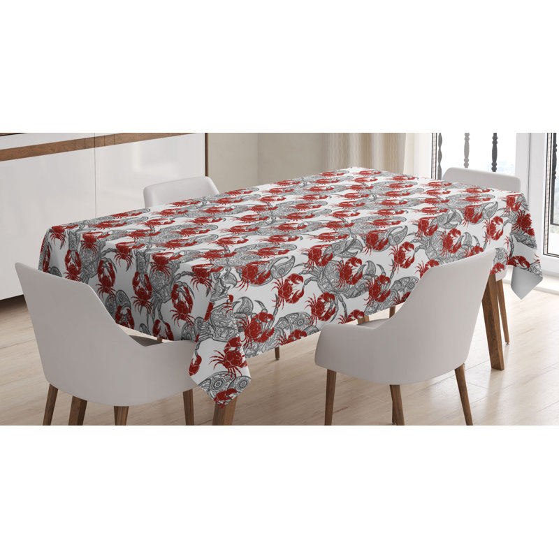 Geometric Tablecloth, 90" L x 60" W