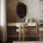 Paige Natural Oak Console Desk