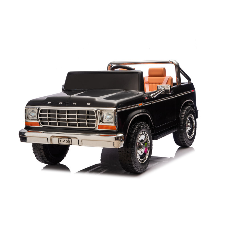24v Ford 150 2 Seater Ride On Truck, Black