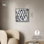Deep Blue Interlace II Kitchen Decor Canvas Print by Art Remedy-123397723-119978264