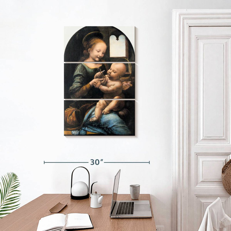 Adella Benois Madonna 1478, H 32 po x l 20 po