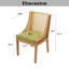 Chaises de salle à manger, fauteuils avec coussins Modern Rattan-2127098022