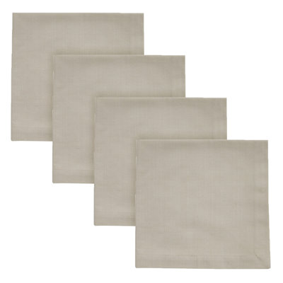  Pebble Elements Solid Napkin Set of 4