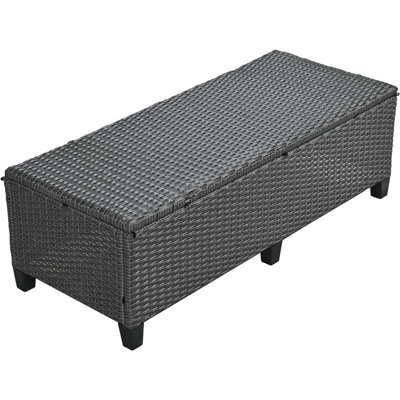 Modern 5-Piece Outdoor Patio Rattan Sofa Set With Dining Table