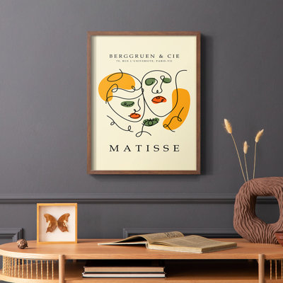 Matisse Lxxxx, reproduction encadrée - bois massif