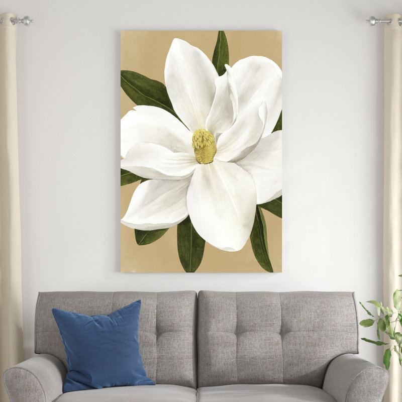 Magnolia sur or I, H 48 po x l 32 po