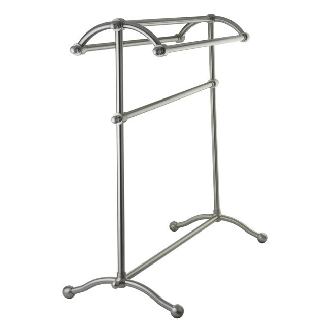 Porte-serviettes sur pied Kingston Brass Edenscape, Nickel brossé