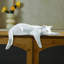 Geometric Lying Cat Figurine-1719082772