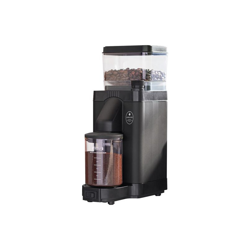 Moccamaster Electric Burr Coffee Grinder, Matt Black