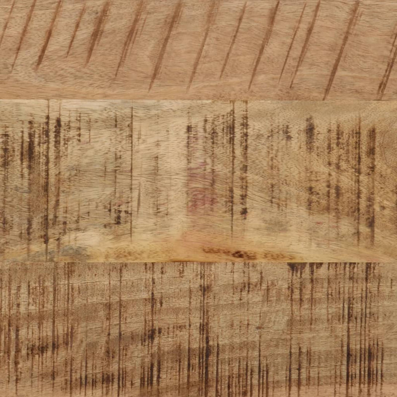 Console vidaXL Bois naturel et bois de manguier brut, fer