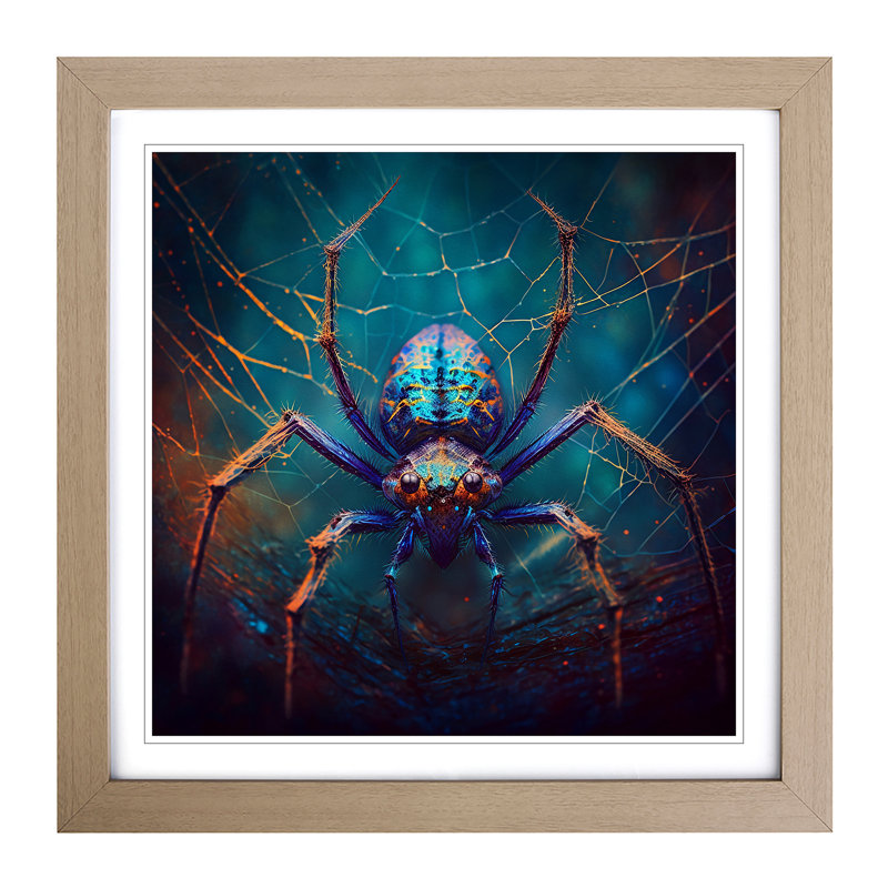 Spider Impressionism - Framed Print