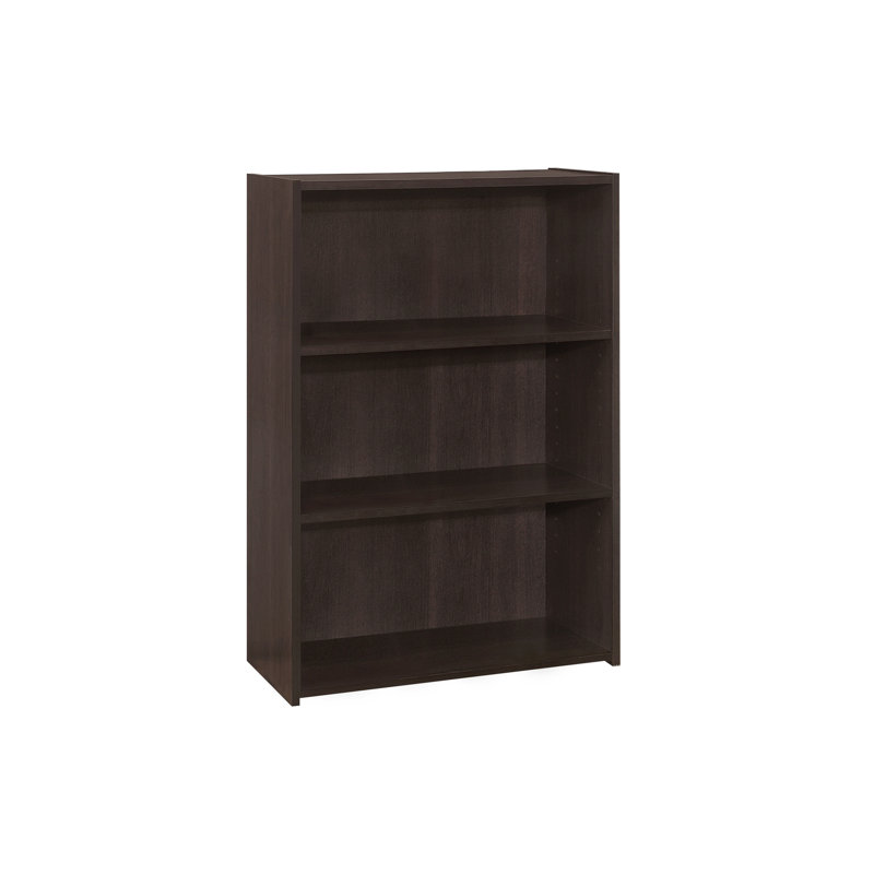Bibliothèque, bibliothèque, 4 niveaux, bureau, chambre à coucher, stratifié, transitionnel, Espresso