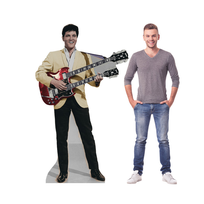 Elvis Presley 73'' Musicians Cardboard Standup