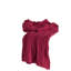 Jeté rouge 100% coton